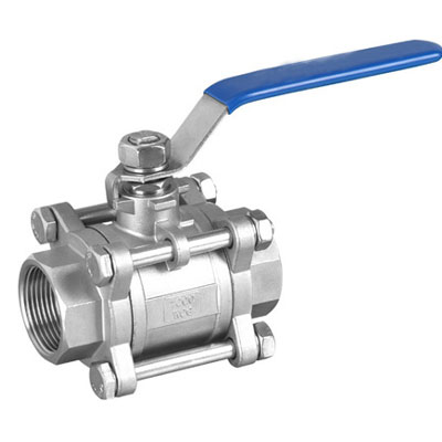 شیرگازی دنده‌ای استیل 316L - شیر استیل ضدزنگ - بازرگانی اسپیرال فیتینگ