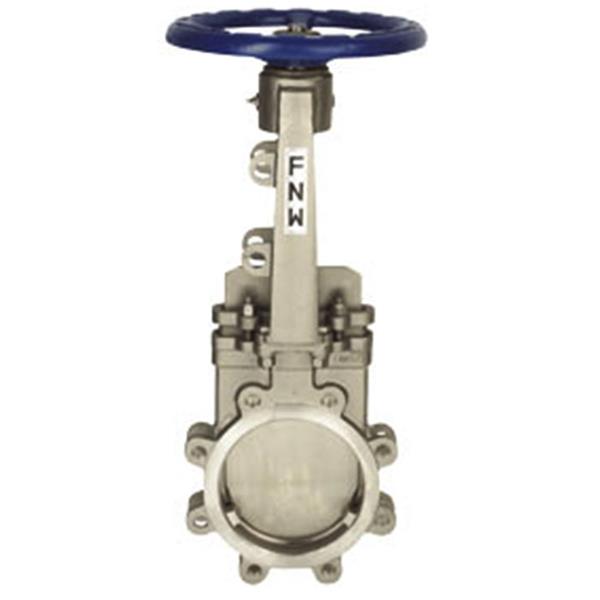 شیر تیغه ای استنلس استیل- knife gate valve