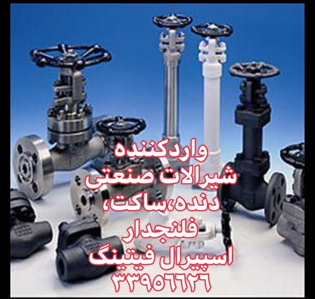 شیر فلکه سوزنی فولادی 800/اسپیرال فیتینگ 33956626