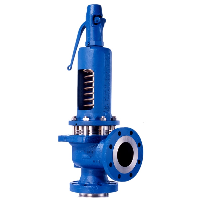 شیر اطمینان (Pressure Safety Valve) فلنج‌دار فولادی LESER - حفاظت ایمن سیستم‌های صنعتی - بازرگانی اسپیرال فیتینگ