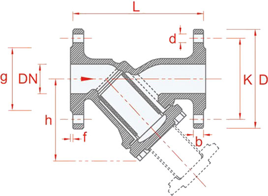 Valve filter (y) PN: 10-16